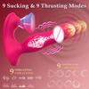 APP Control G Spot Dildo Vibrators Clitoral Stimulator Adult Sex Toys with 9 Thrusting & Vibration Modes, for Women Couples