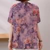 Blusas Elegantes de Talla Grande para Mujer 4XL-8XL Verano Tops Oversize Camisas Casuales de Manga Corta para Mujer