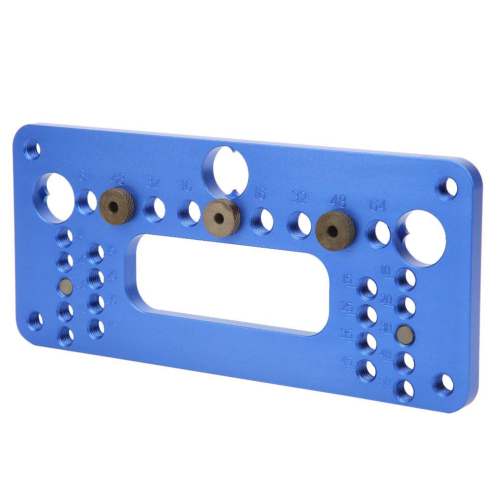 Woodworking Jig Hole Opener Puncher Blue Aluminium Alloy Locator with Screwdriver 08610A Type