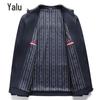 Yalu Men's Stand-up Collar Business Casual Jacket