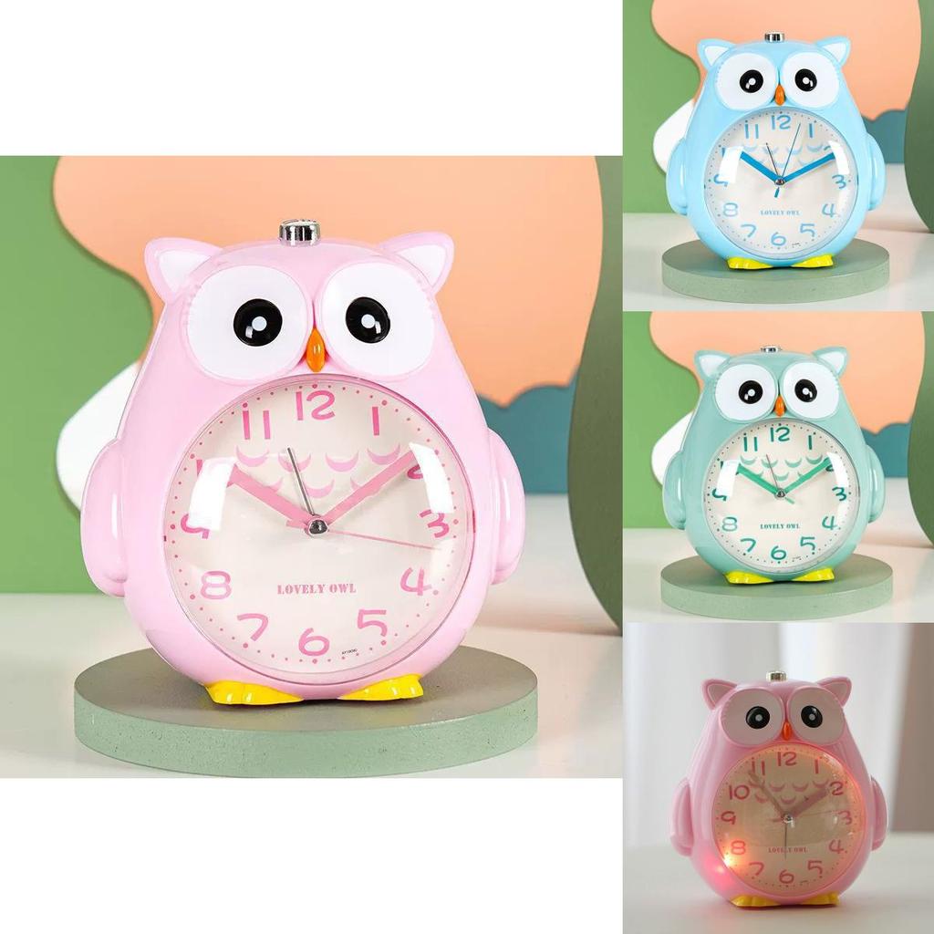 Owl Kids Cartoon Bedside Night Light With Music And Multifunction Alarm For Kids Room