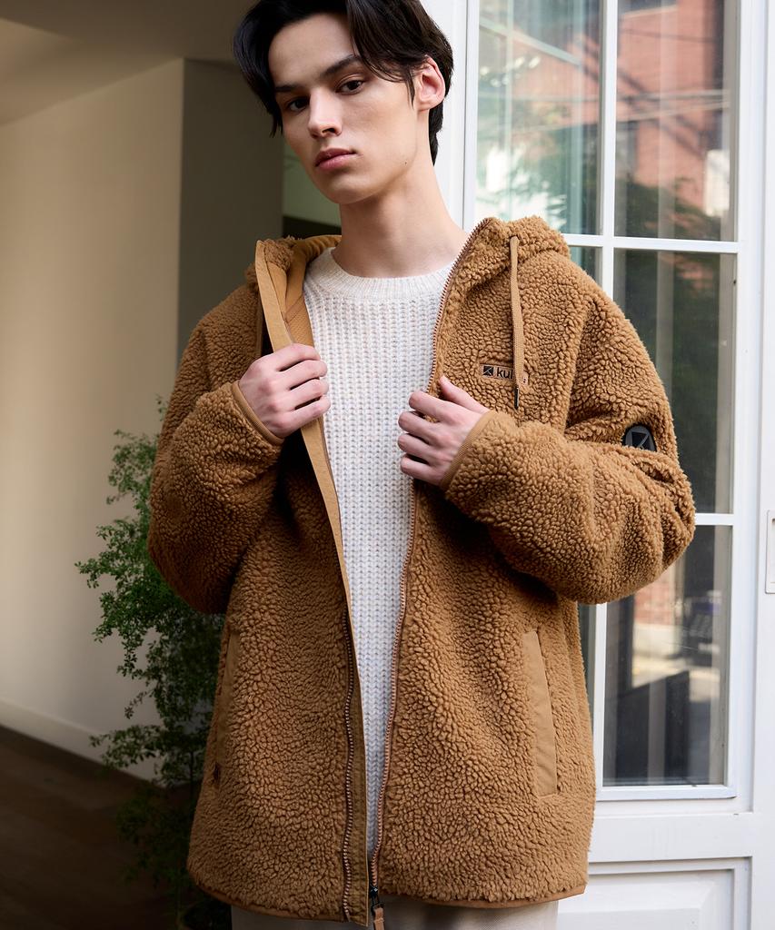 Kulte Windproof Sherpa Fleece Brown
