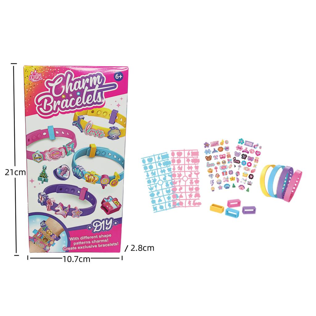 Fun Kids Beaded Necklace Girls DIY Craft Kit Toddler Handmade Gift Educational Toy