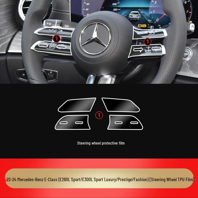 Mercedes-Benz E-Klasse 24-25 E300L/E260L Innenraumfolie Displayschutzfolie Aufkleber