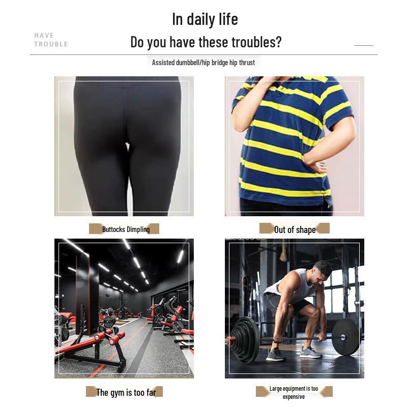 Portable Hip Thrust Weight Training Belt for Men & Women