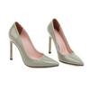 Spring Red Women Pumps Formal Pointed Toe High Stiletto Heel Big Plus size 48