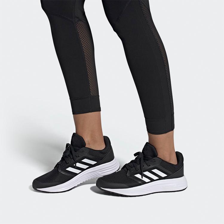 Adidas Galaxy 5 Black White Women Sneakers Core-Black Cloud-White FW6125