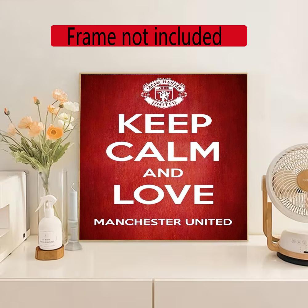 Manchester 5D Diy Diamond Painting Round Diamond Diy Frameless Holiday Artwork Suitable For Home Office Wall Decoration