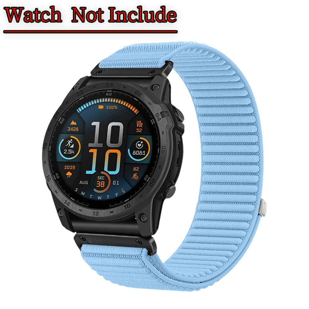 Cinturino in Nylon a Ciclo 20 22 26mm per Garmin Fenix 8 Enduro 3 2 Fenix E Cinturino Quick Fit Accessorio per Orologio Garmin Fenix 7X/6X/5X