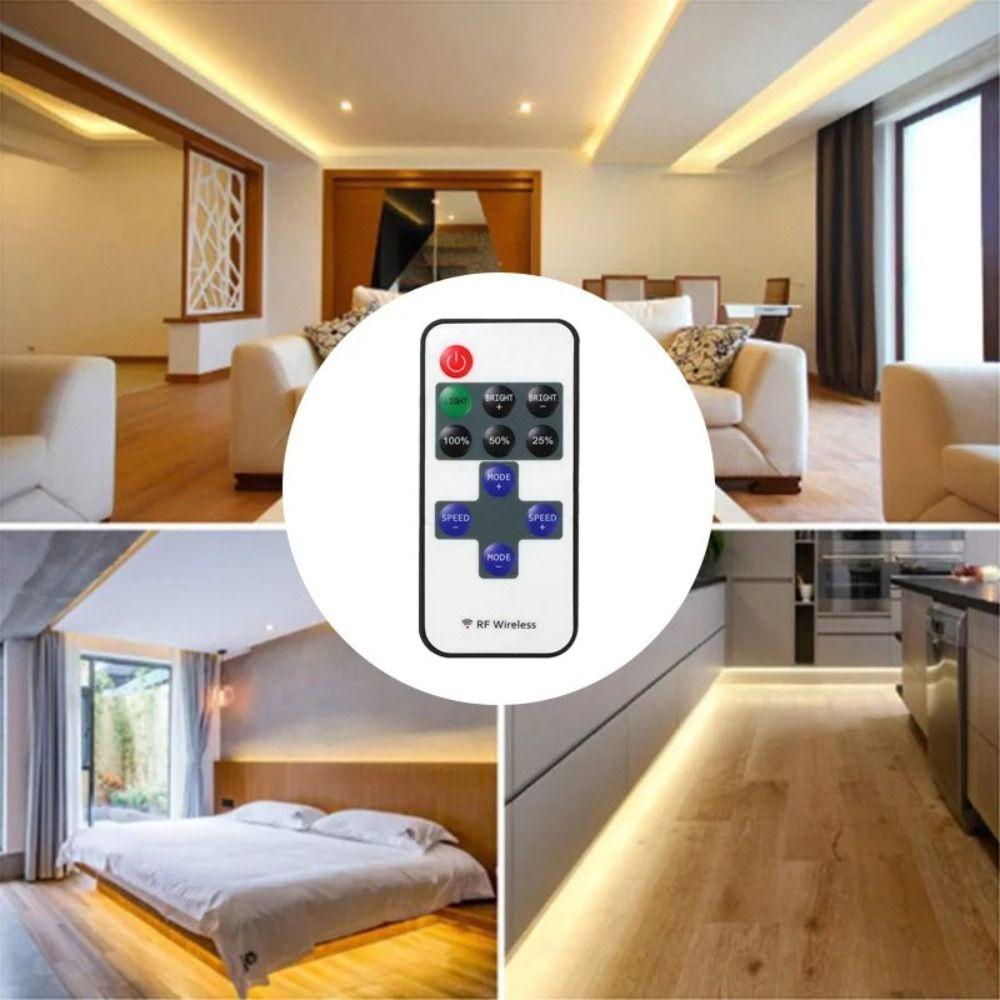 Mini Compact Size Single Color LED Controller RF Remote Control DIY Light Project
