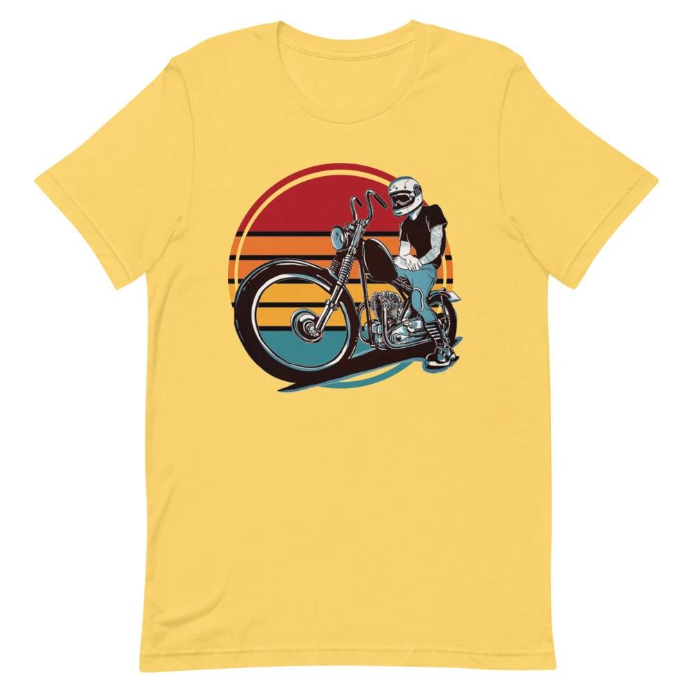 Motorcycle Vintage Sunset Unisex Children s Children s T Children s T-shirt 160