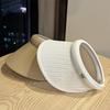 High quality fashion pleated empty top hat sunscreen sunshade eaves casual versatile line UV protection sun hat trend