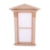 1:12 Dollhouse Wooden Window Door Frame Miniature Doll House Furniture Toys Dollhouse Miniature Window Panel Play House