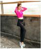 Women's Plus Size Two-Piece Look Yoga Pants - Trendy Autumn Sportswear for Running & Fitness