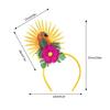Light weight Electronic Flower Headbands Parrots Festival Celebration Hairband for Special Occasion