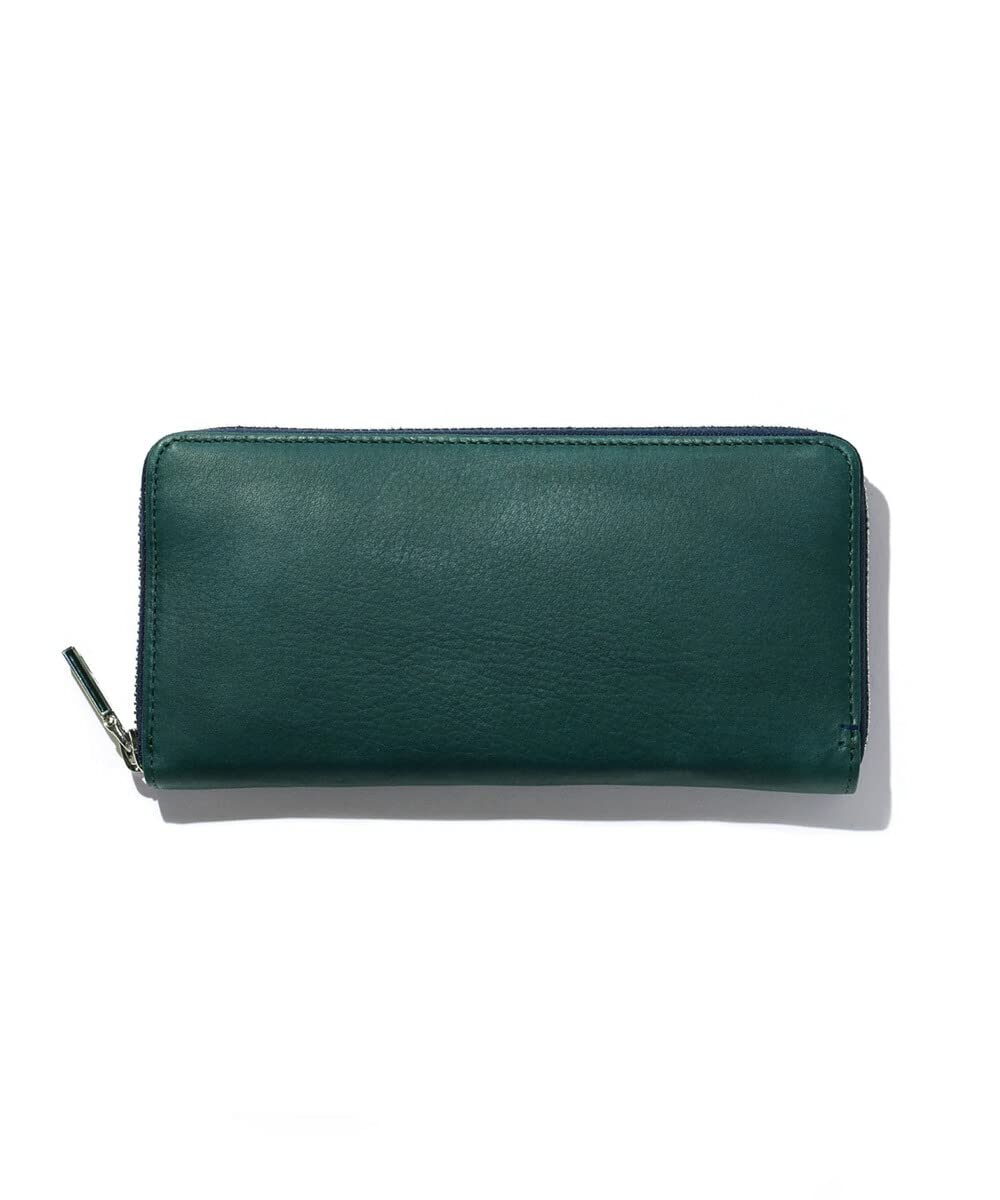 

[ISIT] Long Wallet with Round Zipper, 12 Card Slots (Silky) - Cowhide Leather with a Silky Touch, Perfect for Working Adults, Job Hunting, and Men s