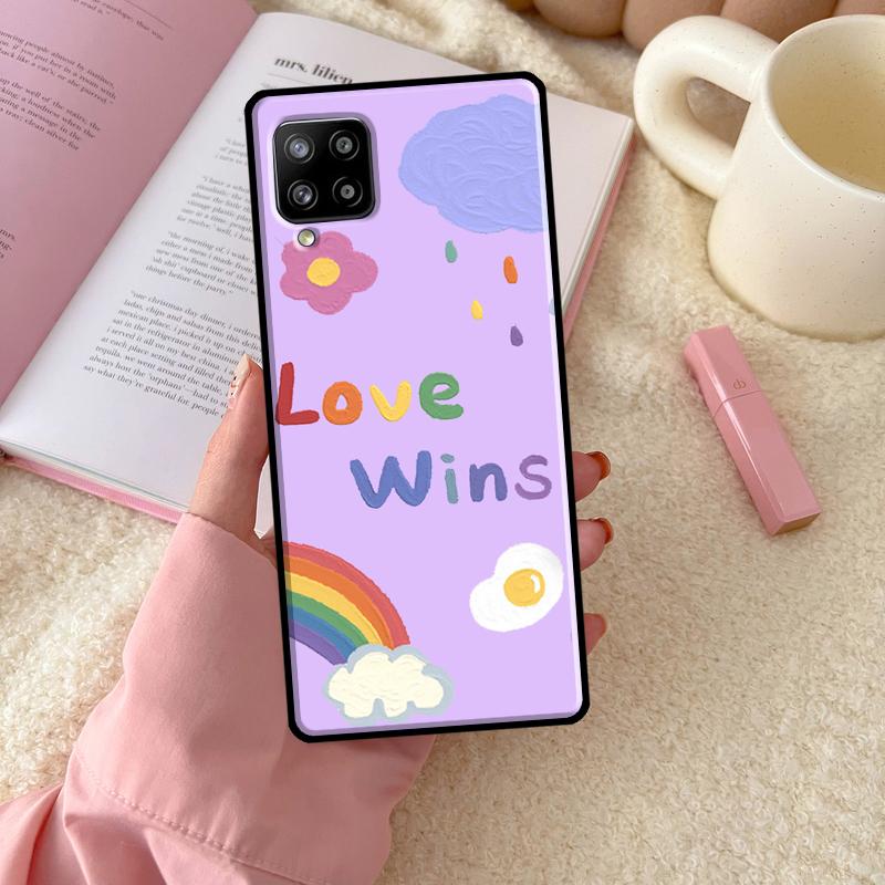 Rainbow Cute Cartoon For Samsung Galaxy A54 A34 A14 A52 A32 A12 A13 A33 A53 A15 A16 A26 A36 A56 A06 A35 A55 Case