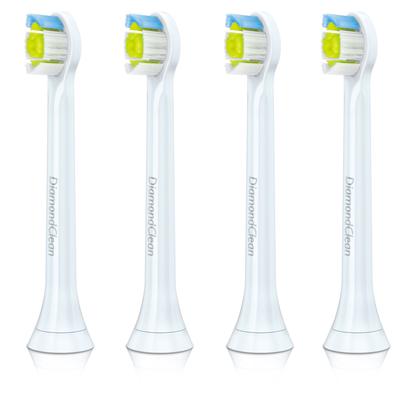 Philips Sonicare DiamondClean Replacement Brush Heads for Electric Toothbrushes (Mini Type, 4-Pack) HX6074/05