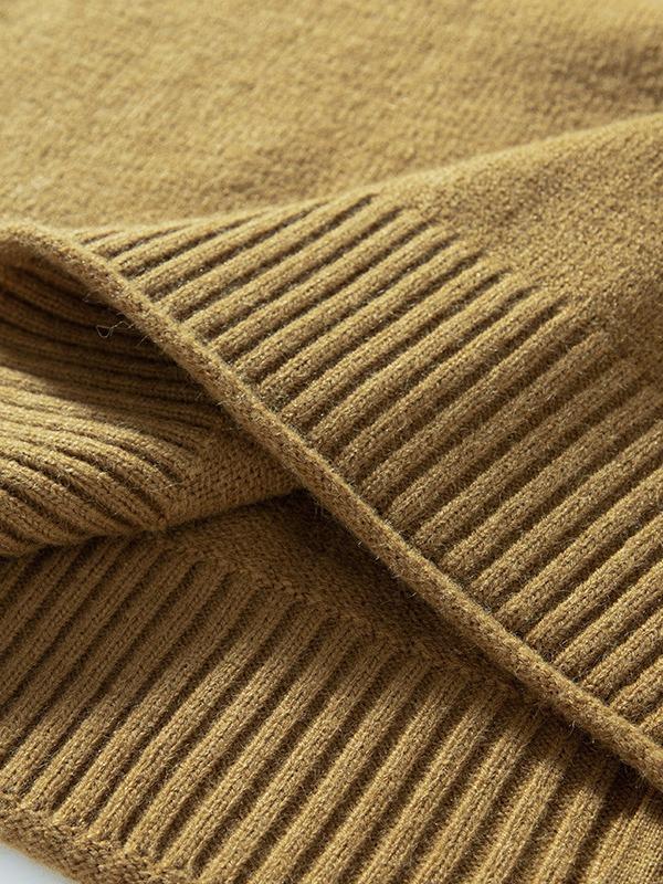 Spring and Autumn Stand Collar Zipper Cardigan New Style Men's Youth Casual Fashion Sweater Solid Color Warm Knitted Sweater