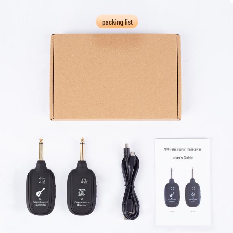 A8 Wireless Guitar Audio Transceiver System