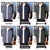 ROMON Men's Autumn/Winter Stand Collar Fleece Jacket