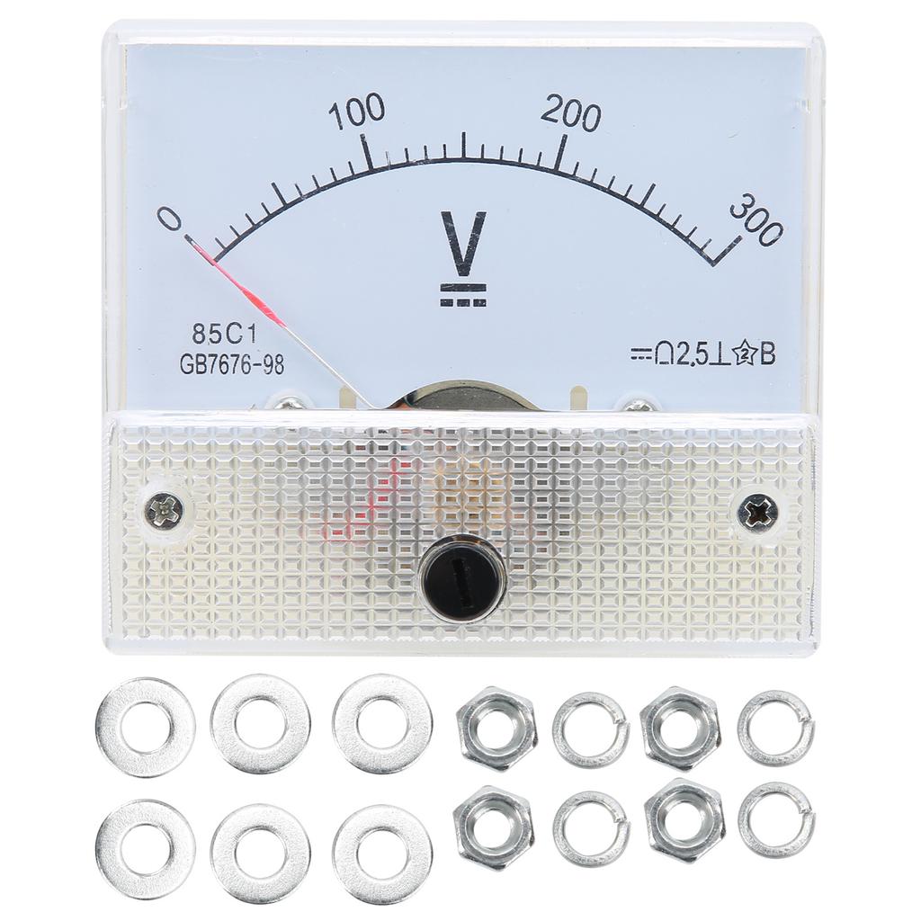 DC Zeigervoltmeter Hohe Genauigkeit Installationsmessgerät 85C1 DC 0~300V
