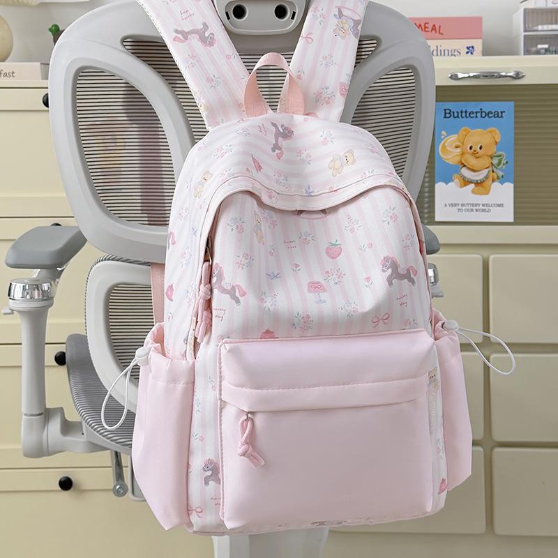 Schoolbag cute new backpack 1011 junior high school girls primary school backpack ins cute cartoon schoolbag female