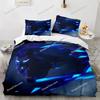 Game Valorant Neon Bedding Set Boys Girls Twin Queen Size Duvet Cover Pillowcase Bed Kids Adult Fashion Home Textileextile741