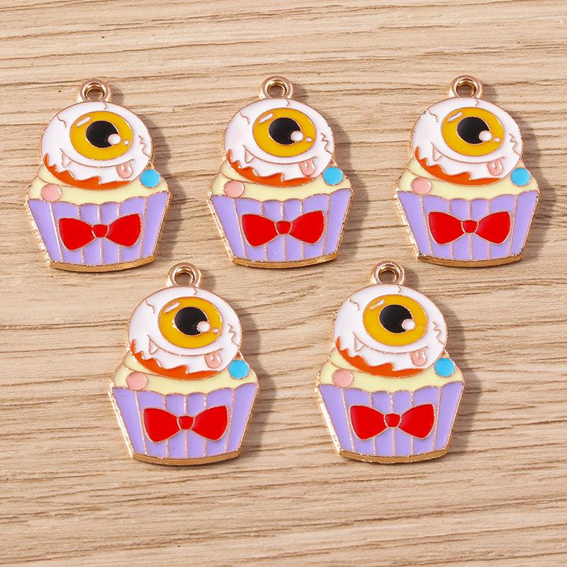 10 Buc/Set Email Halloween Fantomă Liliac Farmece Pandantive Pentru Confecționarea Bijuteriilor Cercei Coliere Brățară Consumabile Artizanale DIY