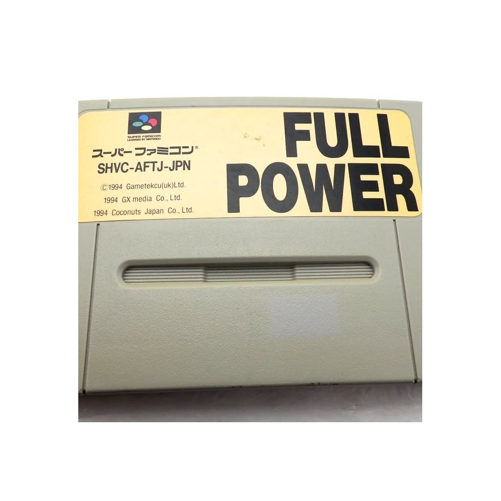 Used Full Power SFC SNES Super Famicom SHVC-AFTJ Tested Working Nintendo Sports Coconuts Japan NTSC-J Super Nintendo Cartridge