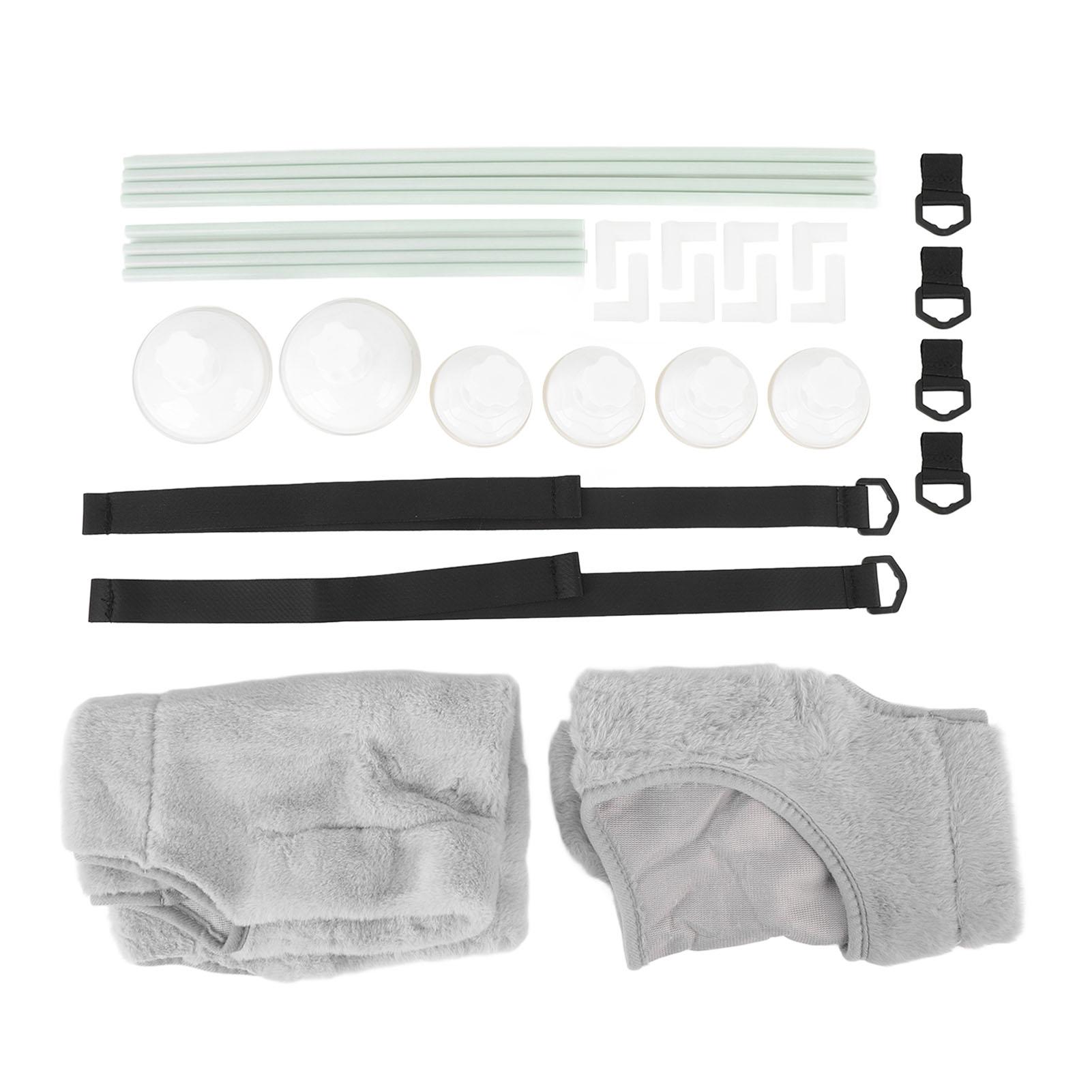 

Кровать-лежанка для кошек на присосках, крепящаяся к окну, грузоподъемность 15 кг, двухслойная полка для кошек на окно для домашних кошек серый