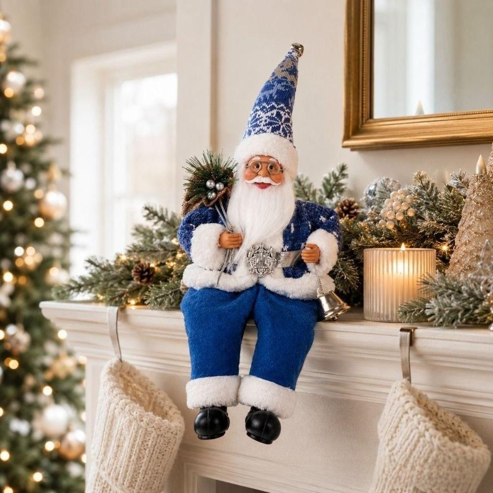 Window Display Decor Christmas Santa Doll 40cm Christmas Figurine  Christmas Home Decor