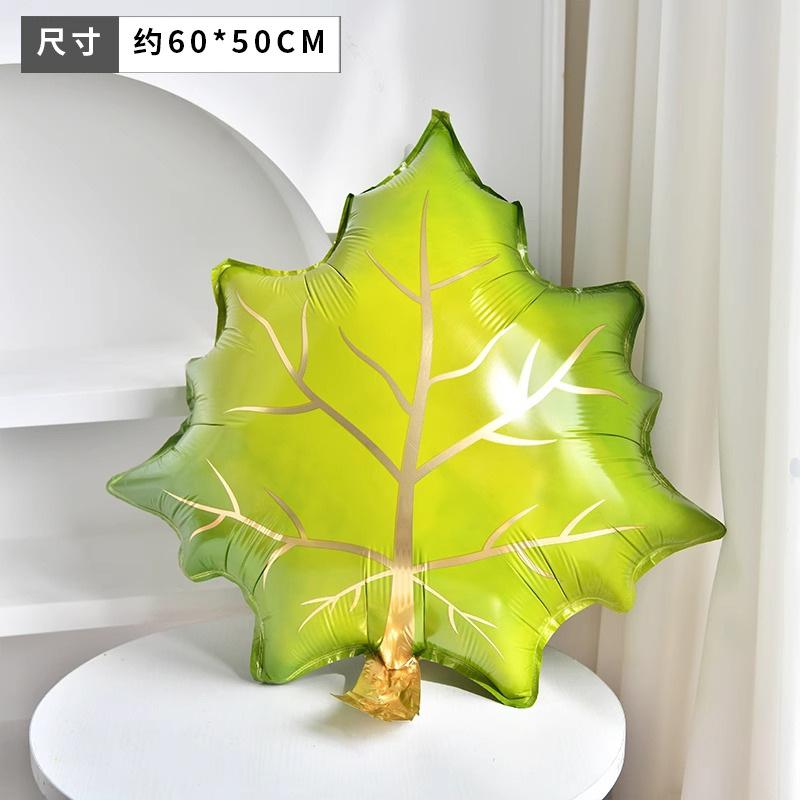 Blatt Ballon Tannenzapfen Ahornblatt Aluminiumfolienballon Erntedankdekoration Einkaufszentrum Kindergarten Aktivitätsszene Arrangement