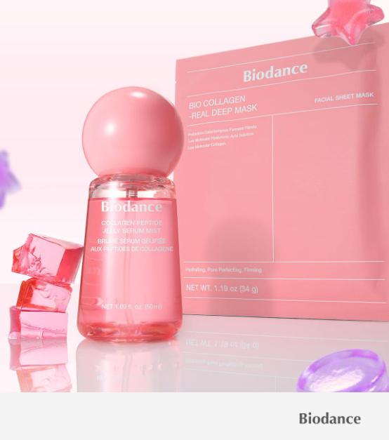 Biodance Siero Mist Gel Peptidi di Collagene 50ml Mist Idratante Elastico Luminoso