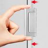 Anti-Theft Door Lock Aluminum Alloy No-Drill Door Latch Slide Bolt Lock Child Safety Flip Latch Scratch Resistant for Apartment