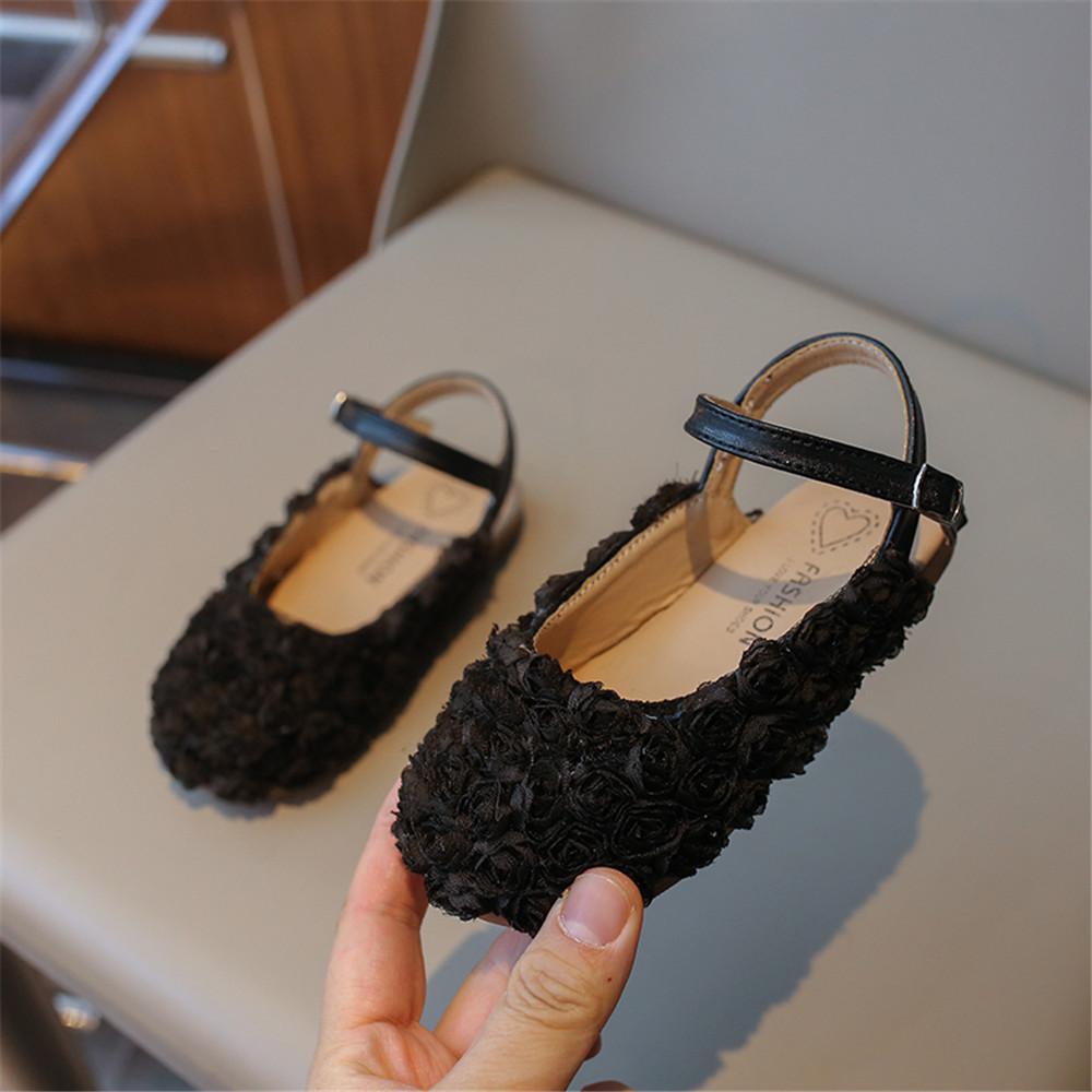 Baby Mädchen Sandalen Bequeme Kinder Blumen Prinzessin Weiche Sohle Sommerurlaub Meer Kinder Freizeitschuhe Größe 24-34
