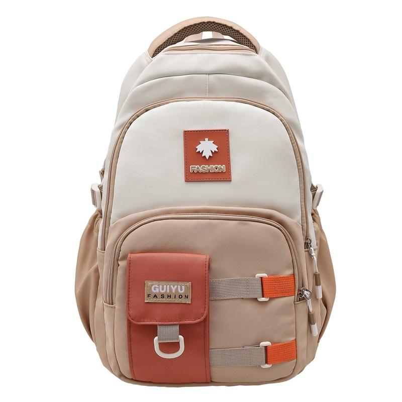 Neuer Freizeitrucksack Koreanische Version Große Kapazität Mittelschüler Schultasche Schlichte Japanische Koreanische Version Paar-Rucksack