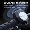 Bicycle Motorcycle Electric Bell Horn Mountain Road Cycling Anti-theft Alarm Horn Bike Accessories Loud Bell Scooter Horn