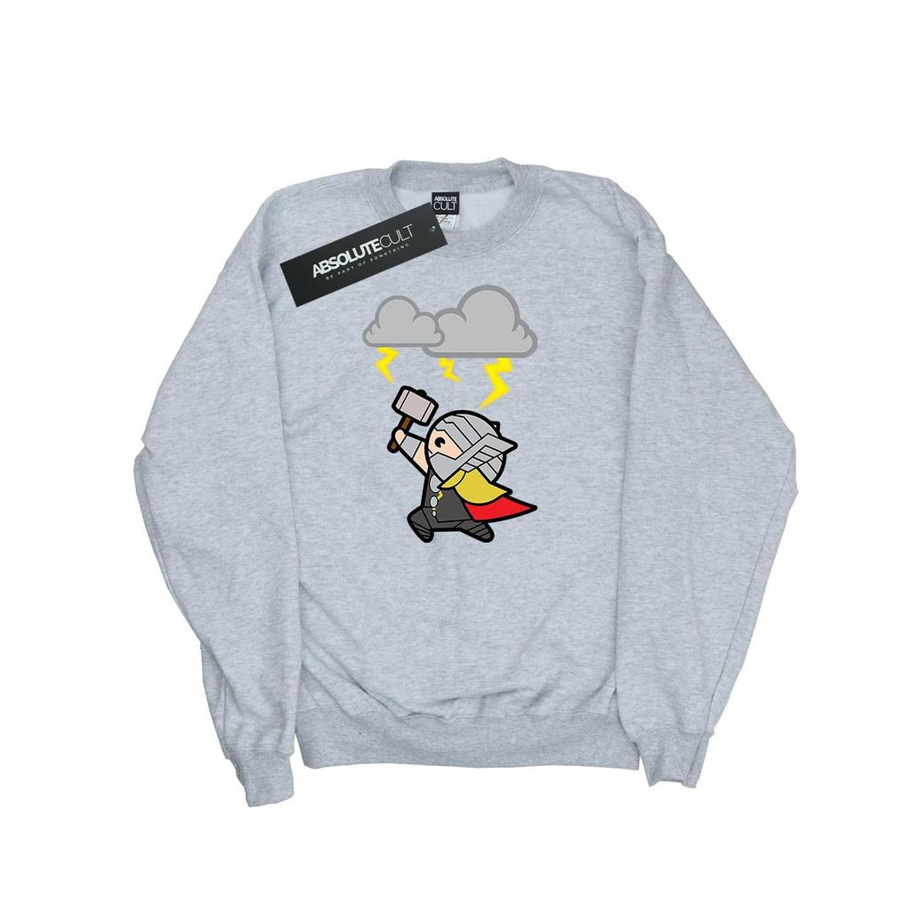 Marvel Womens/Ladies Kawaii Thor God Of Thunder Sweatshirt