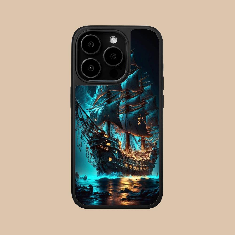 Pirate Corsair Mobile Phone Case for iPhone 17 16 15 14 13 12 11 Air Pro Max Plus Matte Surface Colorful Cover Cellphones Pretty