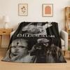 3D Billie Eilish Sängerin Star Flanell Decke Weich Warm Überwurfdecke für Schlafzimmer Wohnzimmer Bett Reise Camping Picknick Geschenk