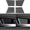 NVCNX Real Carbon Fiber Accessories for Hyundai Elantra 2017 2018 Car Thick Overlay Center Console Gear Shift Panel Button Cover Interior Trim Soft