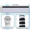 Insulated Portable Air Conditioner Hose Cover With Adjustable Straps Easy Installation Black Sleeve for Duct Vent