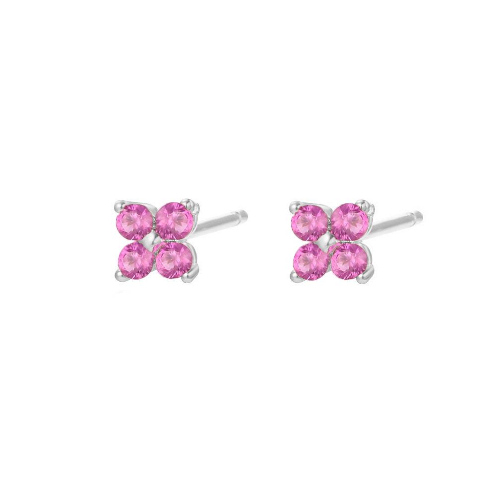 Orecchini a Clip Retro a Forma di Croce con Strass - Stile Ins Molto Venduto