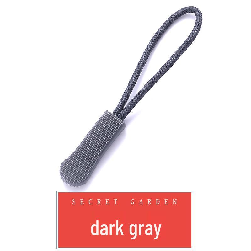 PVC Molded Zipper Pull with Detachable Non-Slip Rope Pendant