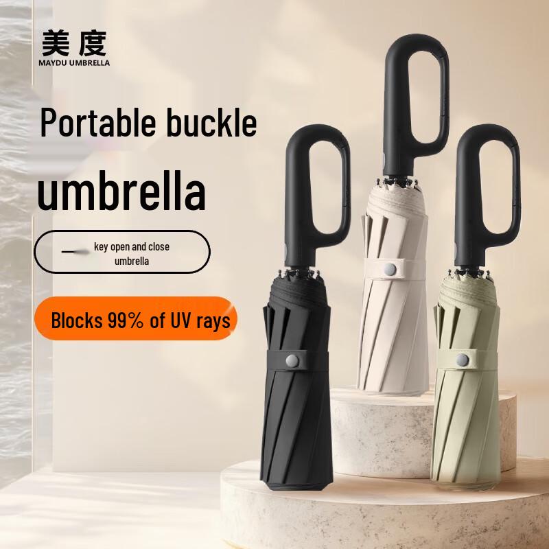 MAYDU Fully Automatic UV Protection Travel Umbrella