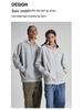 Custom Men's 330g Regular Fit Zip-Up Hoodie with Logo Print
