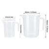 500ml/1000ml Clear Plastic Measuring Cups with Lid Kitchen Cooking Baking Accessaries Kitchen Measuring Cup Baking Measuring Cup