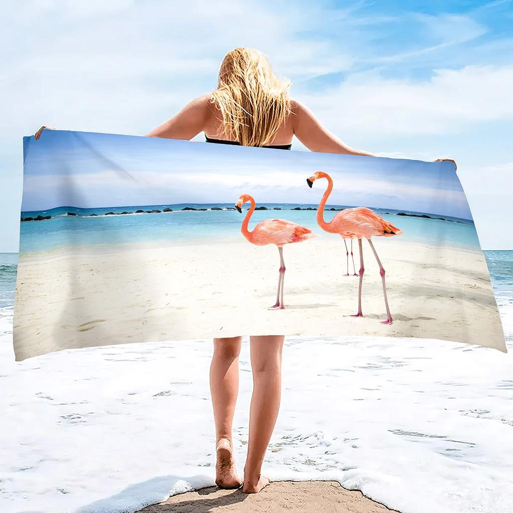 Microfiber Beach Towels Oversized Beach Blanket Towel Portable Ultra Soft Super Water Absorbent Beach Throw Towel For Adults
