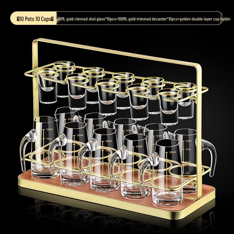 GENAS White Wine Glass & Decanter Set